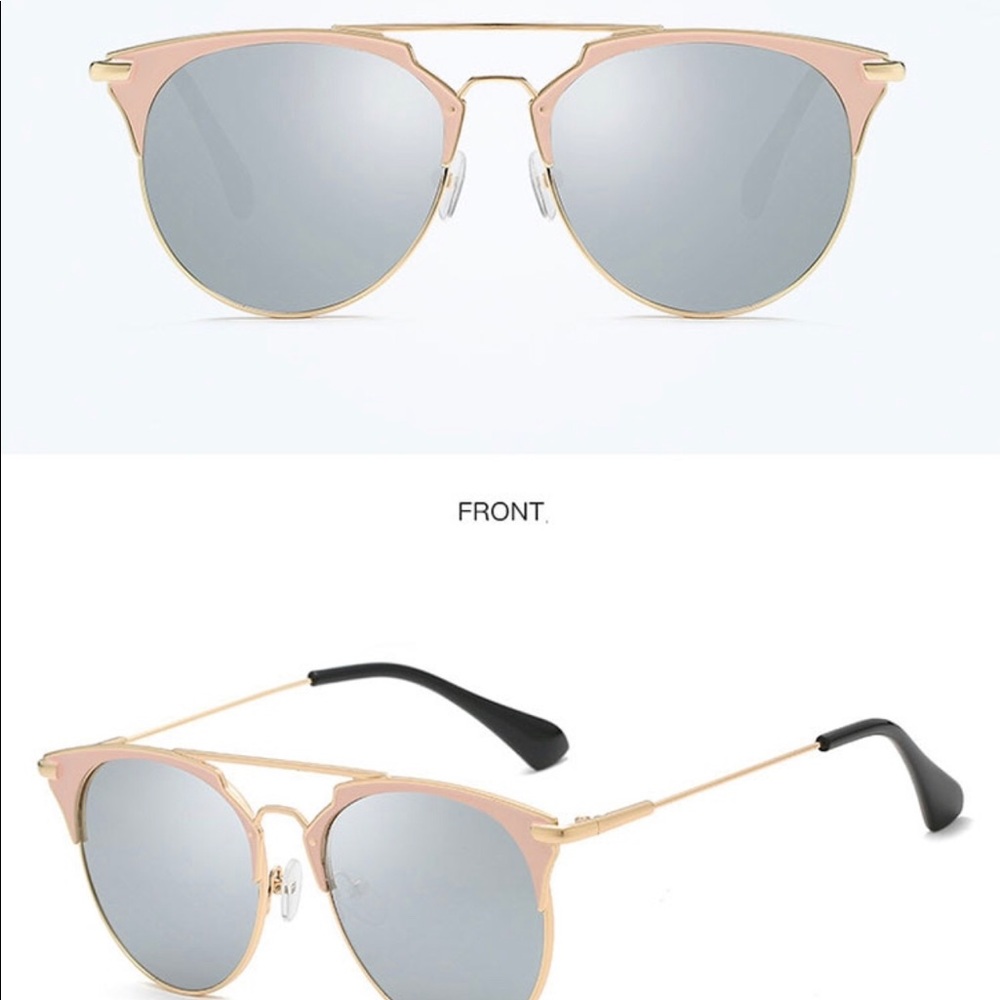 Pink and Gold Sunglasses